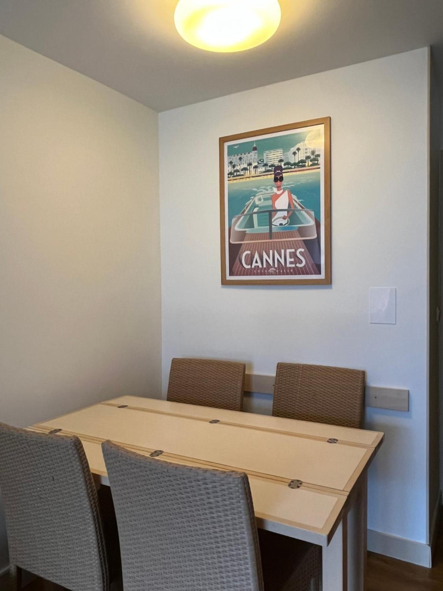 Superbe appartement vue mer av. piscine et tennis Cannes Extérieur photo